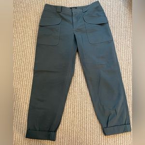 TEAL CARGO PANTS FROM APC
